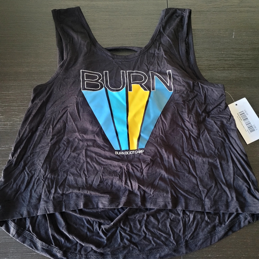 Burn Bootcamp Sleeveless Crop Tank Top